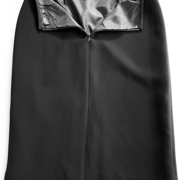 Kasper Size 8 Black Skirt with Earring Bonus - Picture 12 of 14